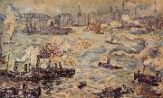 Paul Signac Rotterdam oil painting on canvas